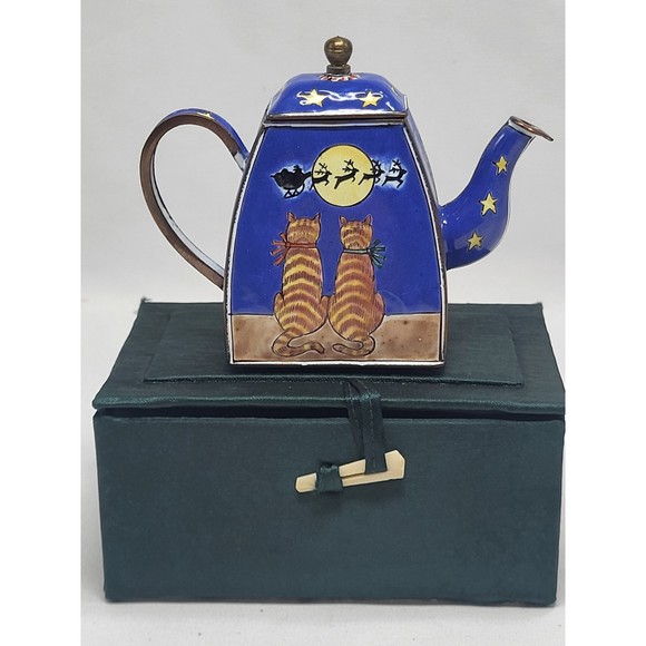 Trade Plus Aid Cloisonne Teapot-Kevin Chen style - Picture 4 of 6